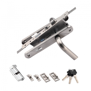 <i>HD09-012</i> Horizontal Stainless Steel Door Lock Set